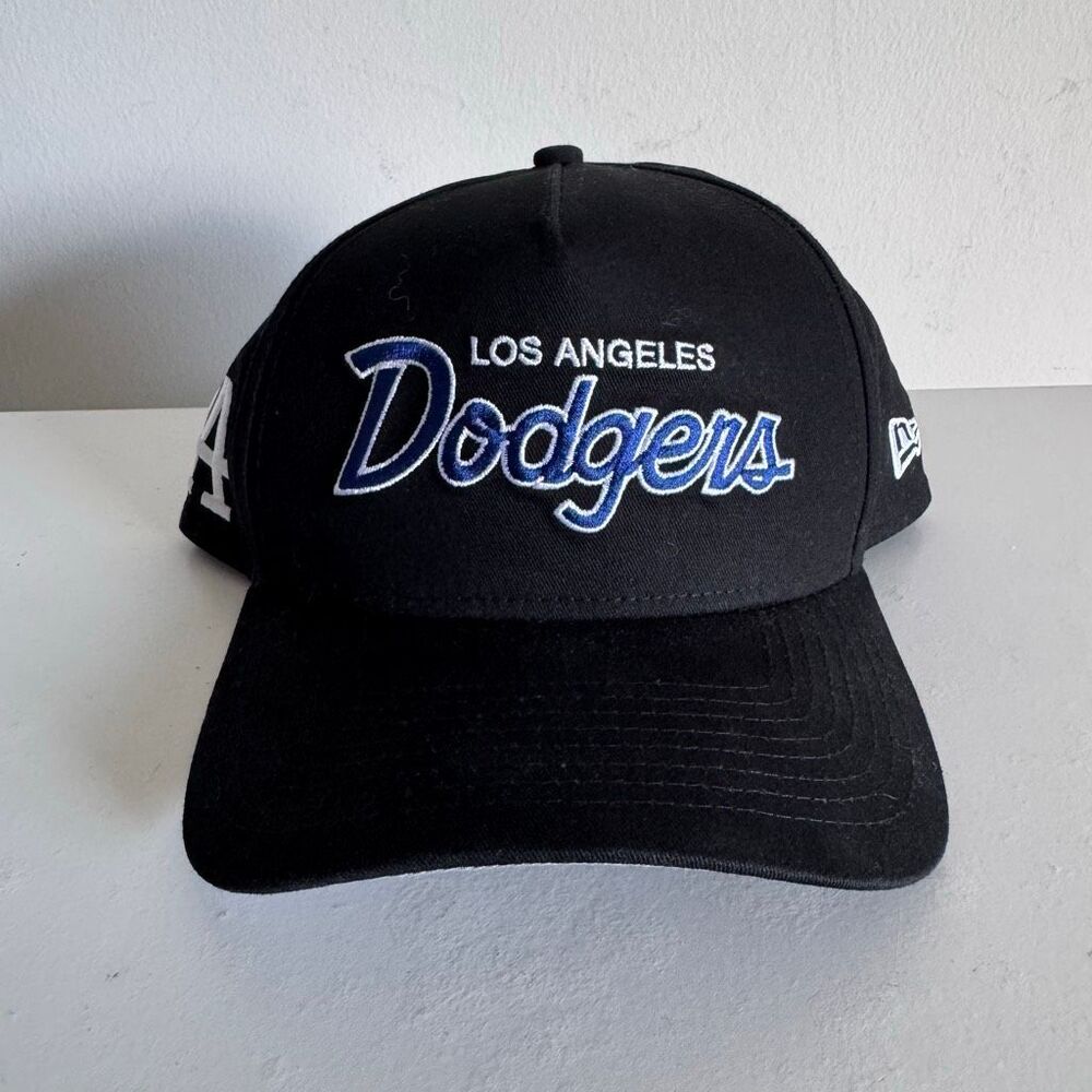 New Era Los Angeles Dodgers Black Baseball Cap NEW